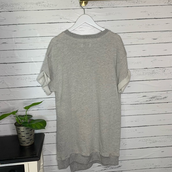 Pam & Gela Heather Gray Short Sleeve Sweatshirt - Picture 8 of 11